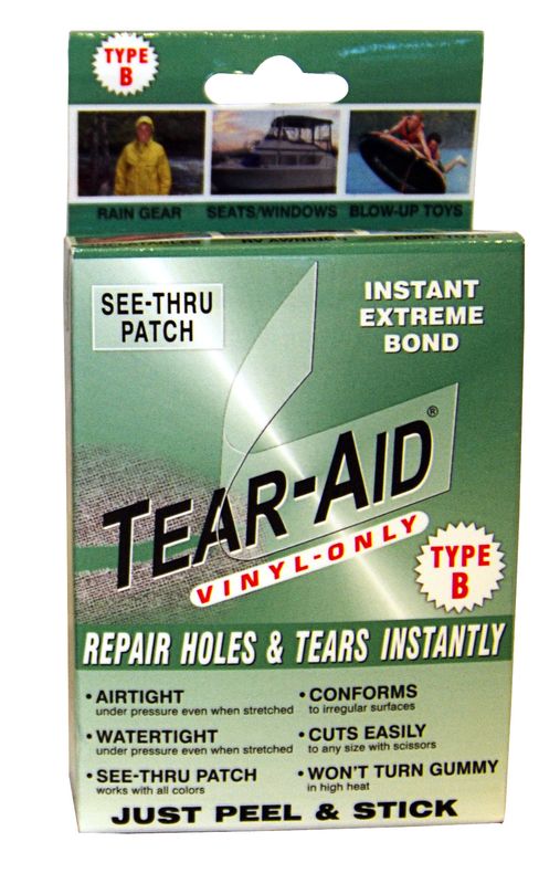 TEAR-AID REPAIR KIT TYPE B - reparasjonsteip til Vinyl