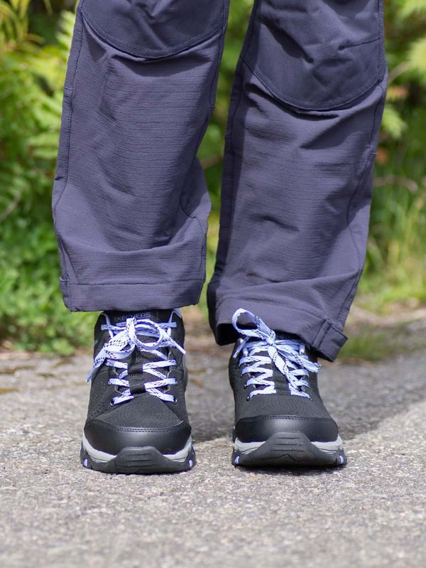 Skechers Relaxed Fit Trego Trail Destiny Svart Dame - Vanntett