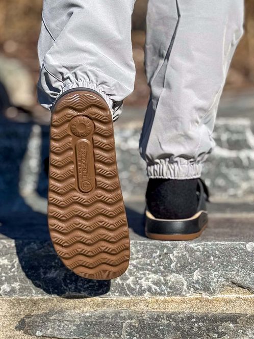 Hovedbilde Fly Flot Sandaler Svart Herre