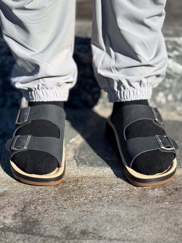 Fly Flot Sandaler Svart Herre
