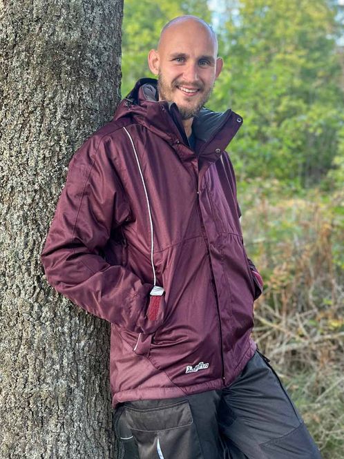 Hovedbilde Hoppin vinterjakke Aubergine Unisex
