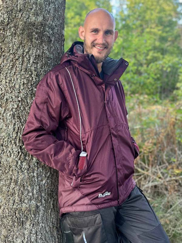 Hoppin vinterjakke Aubergine Unisex