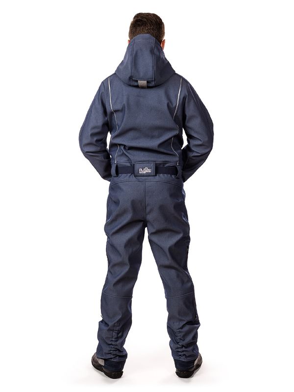 Bever Softshelldress Denim Blå Herre