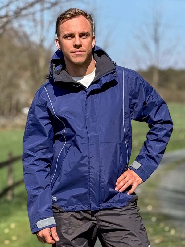 Hoppin Allværsjakke Blå Herre 