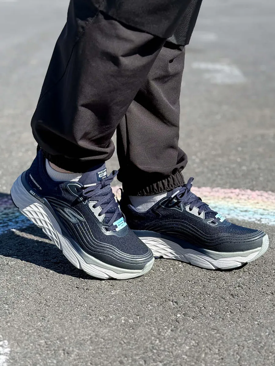Skechers Max Cushioning Elite Marine Dame - vanntett joggesko