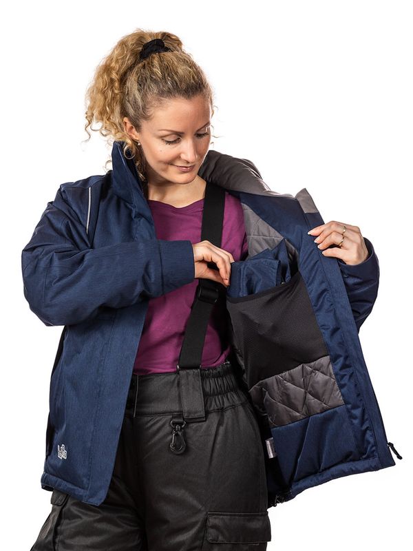 Hoppin Vinterjakke Marine Dame