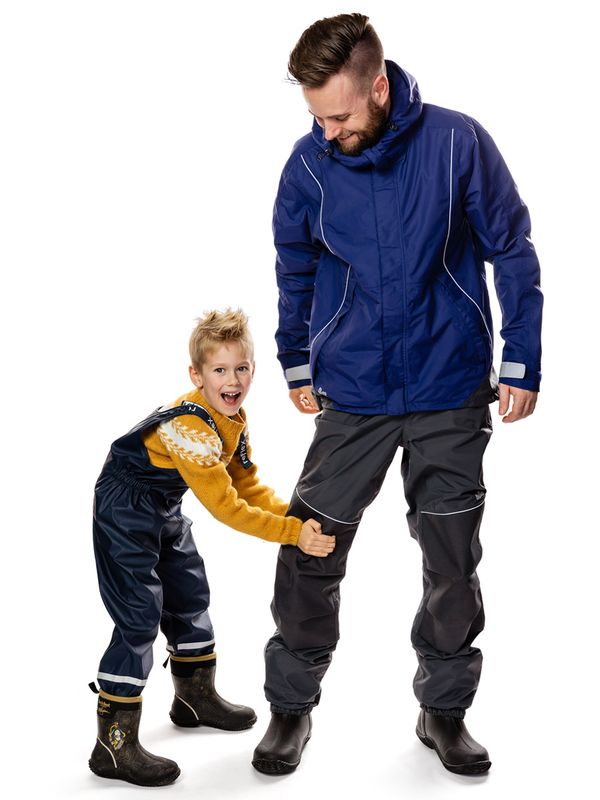 Hoppin Allværsjakke Blå Herre 