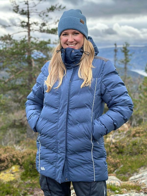 Hoppin Boblejakke Skyggeblå Dame