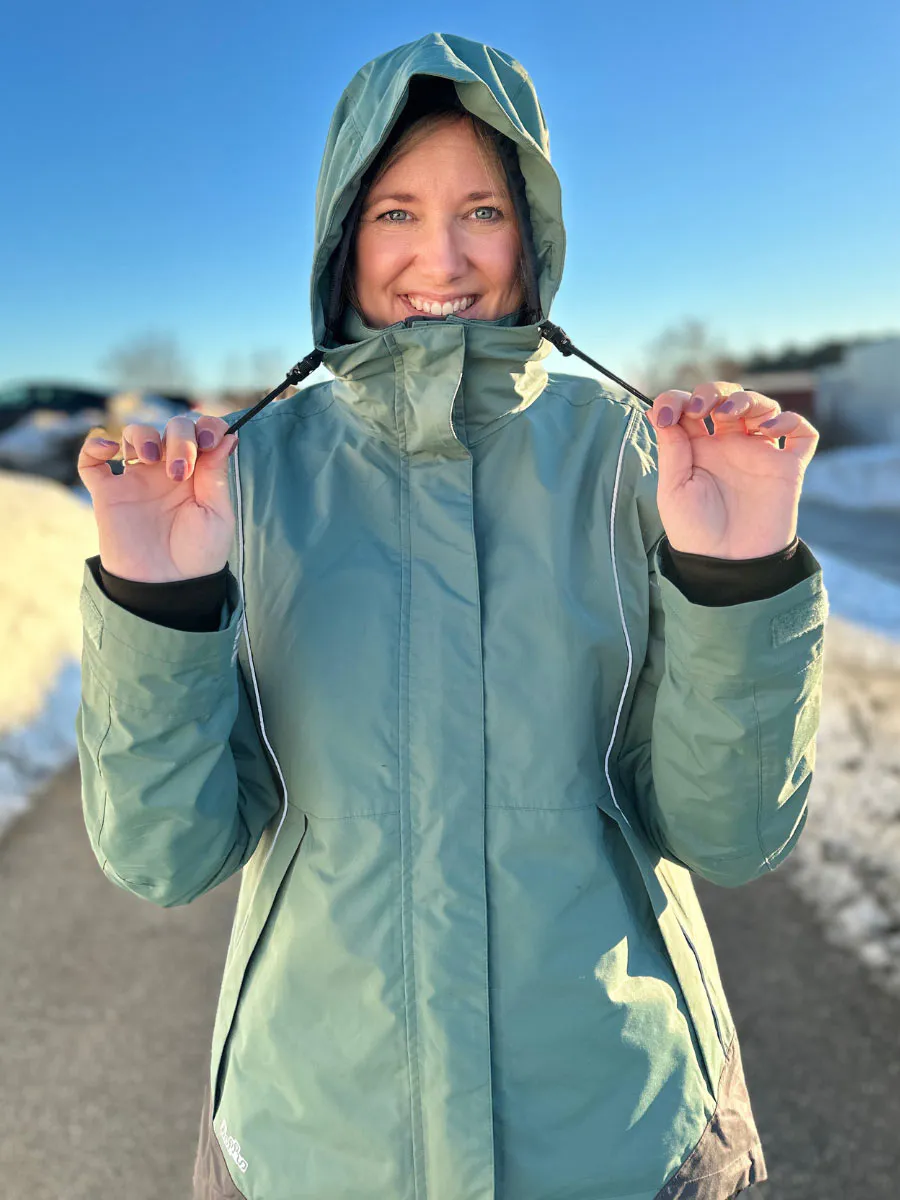 Hoppin Allværsjakke Grønn Dame